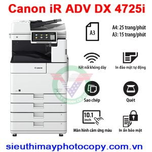 Máy Photocopy Canon iR ADV DX 4725i