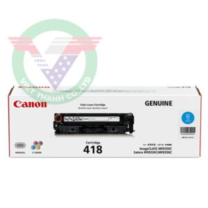 Mực in Canon 418 Cyan Toner Cartridge (2661B004BA)