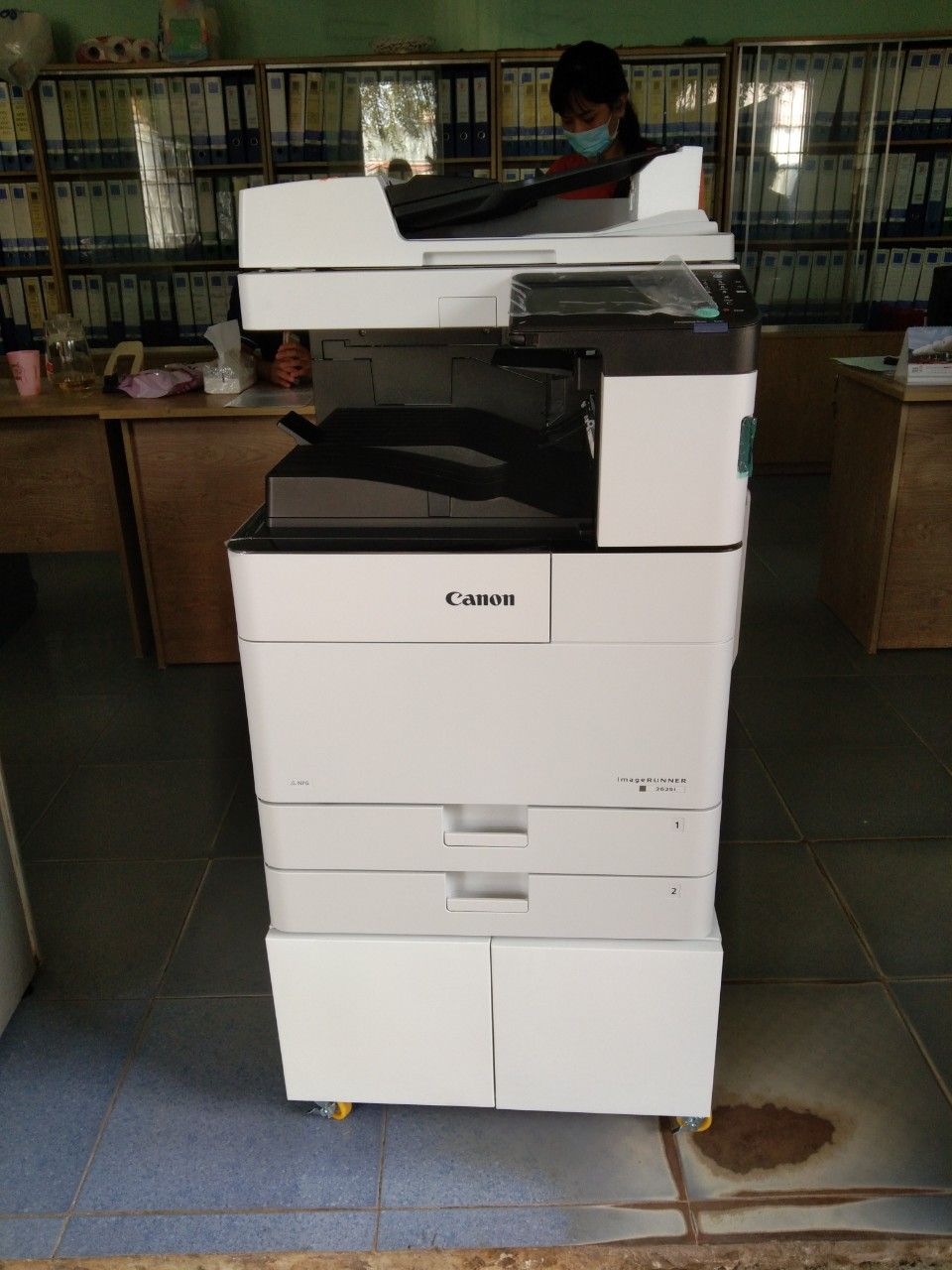 Máy photocopy Canon IR 2635i - hoàn tất lắp đặt
